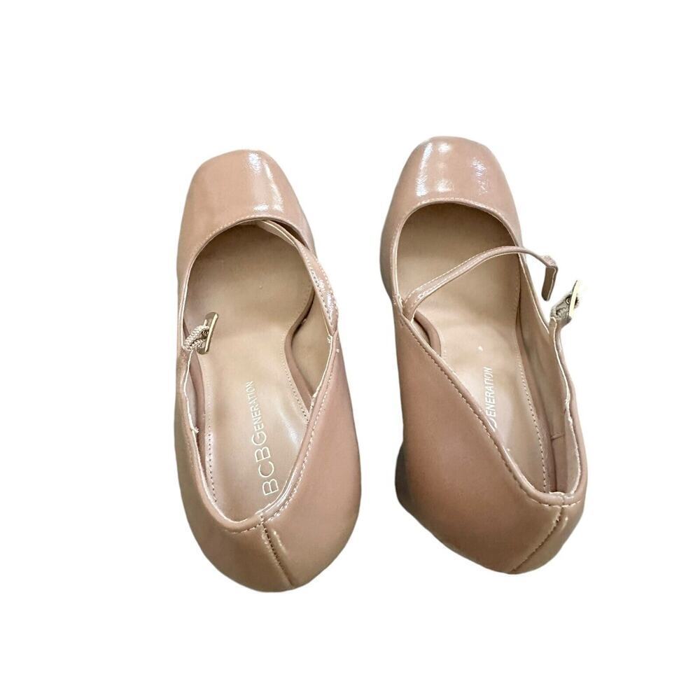 BCBGeneration Women's Dannie Mary Jane Platform Pumps - Tan - Size 7.5 - New - Picture 4 of 11